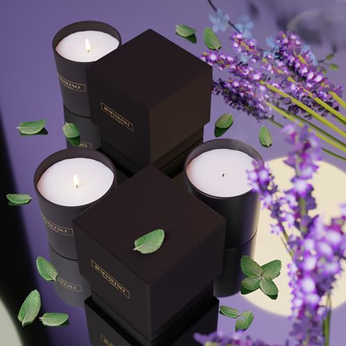 Lavender Mint & Sage Matte Black Core Candle