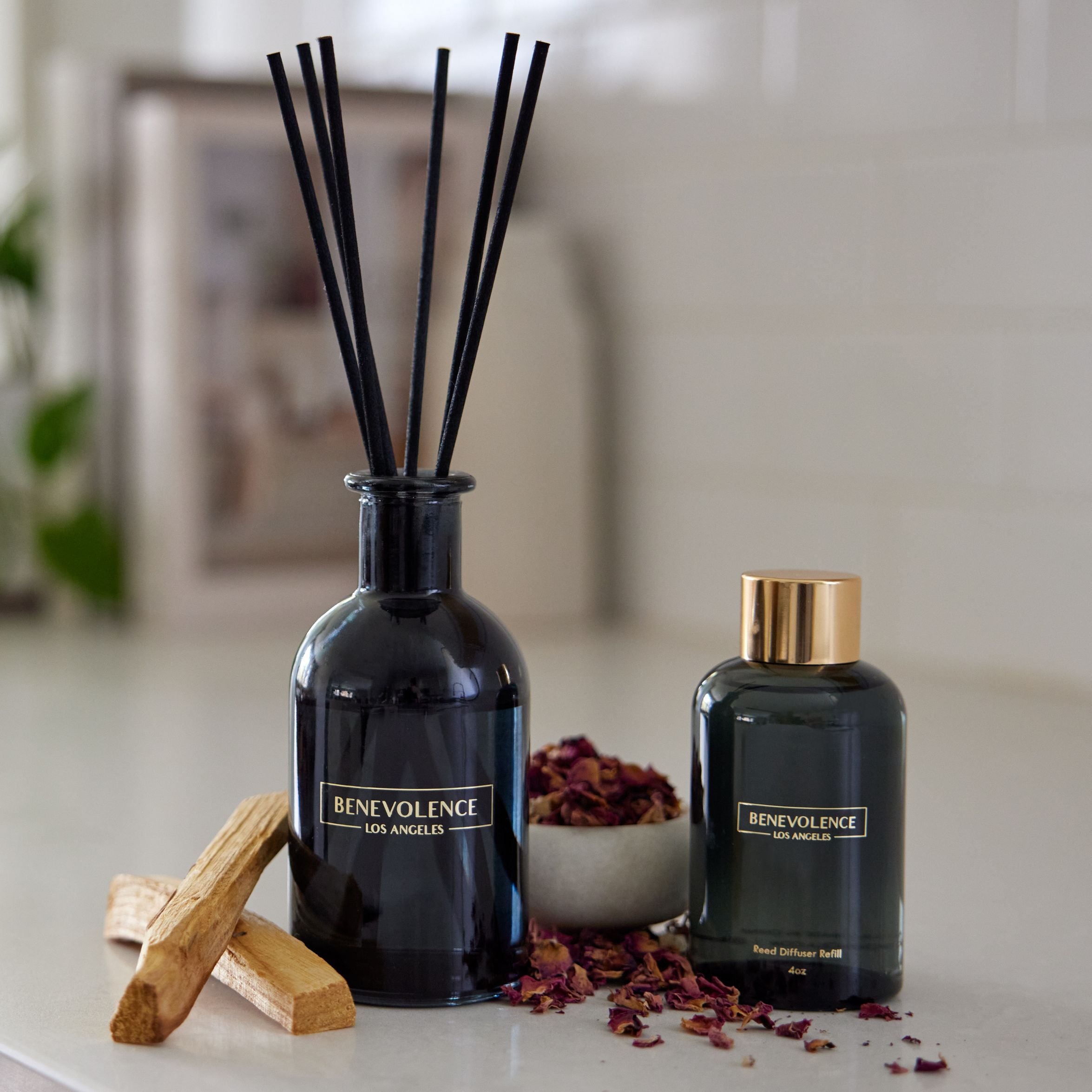 Lavender & Eucalyptus Black Reed Diffuser Refill
