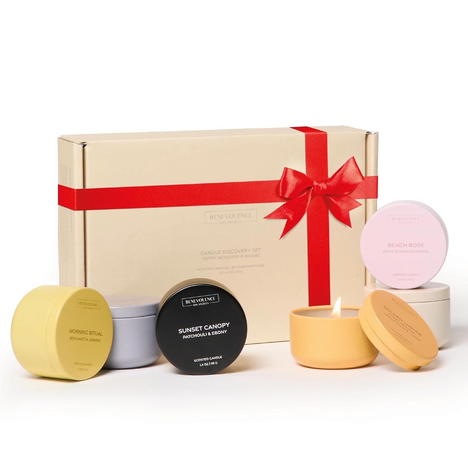 Sun-Kissed Metal Votive Candle Set
