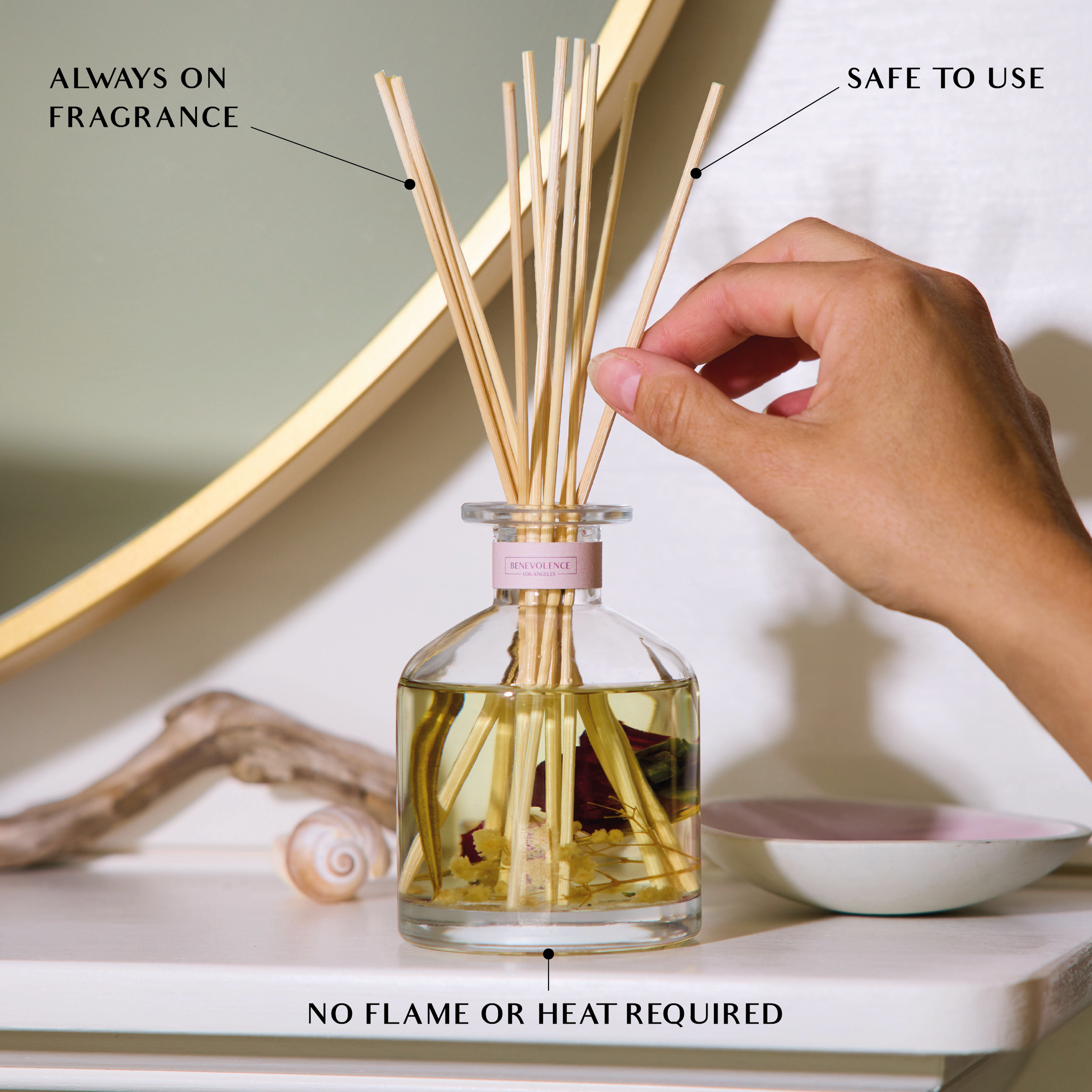 Beach Rose Sun-Kissed Reed Diffuser