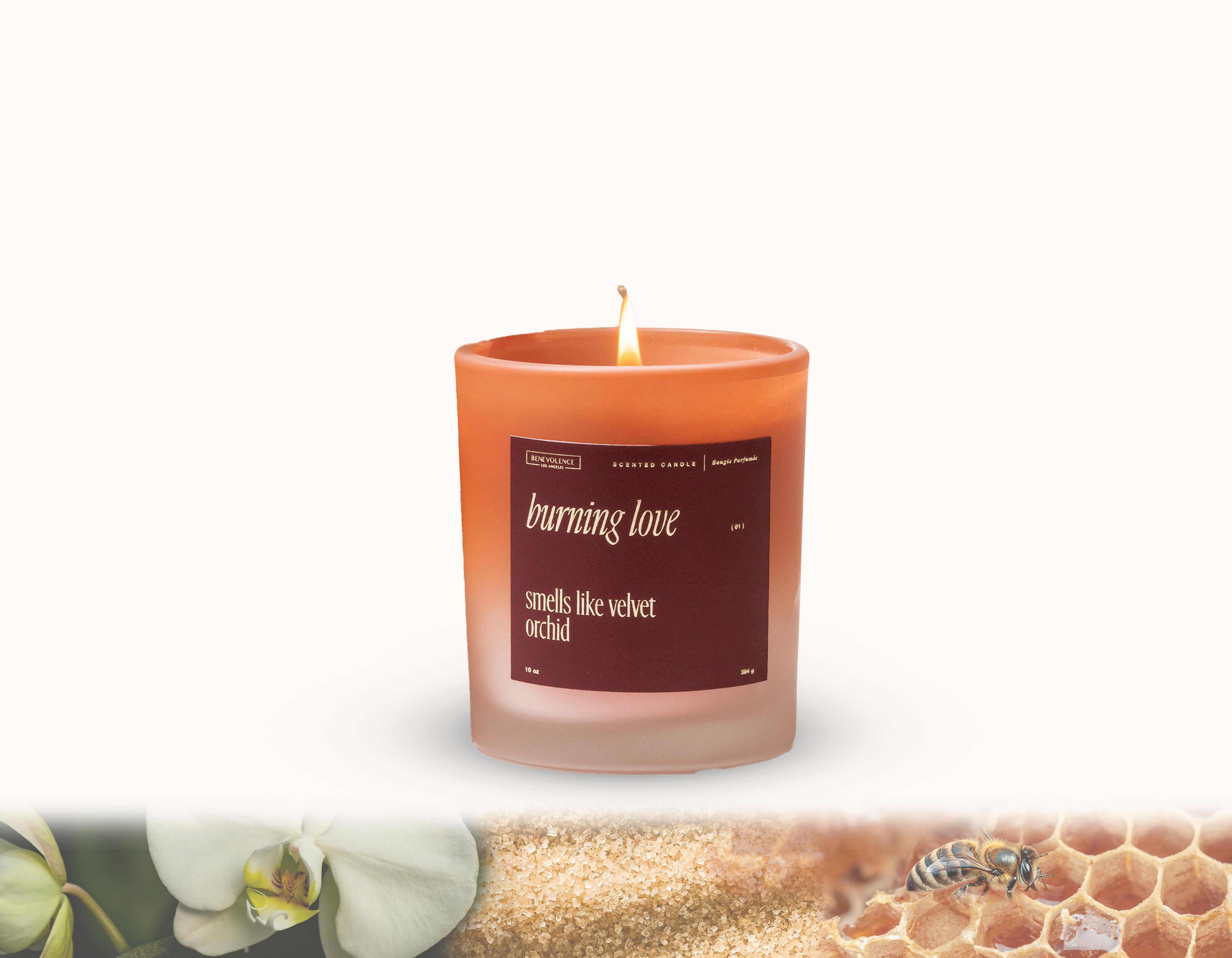 Burning Love Candle