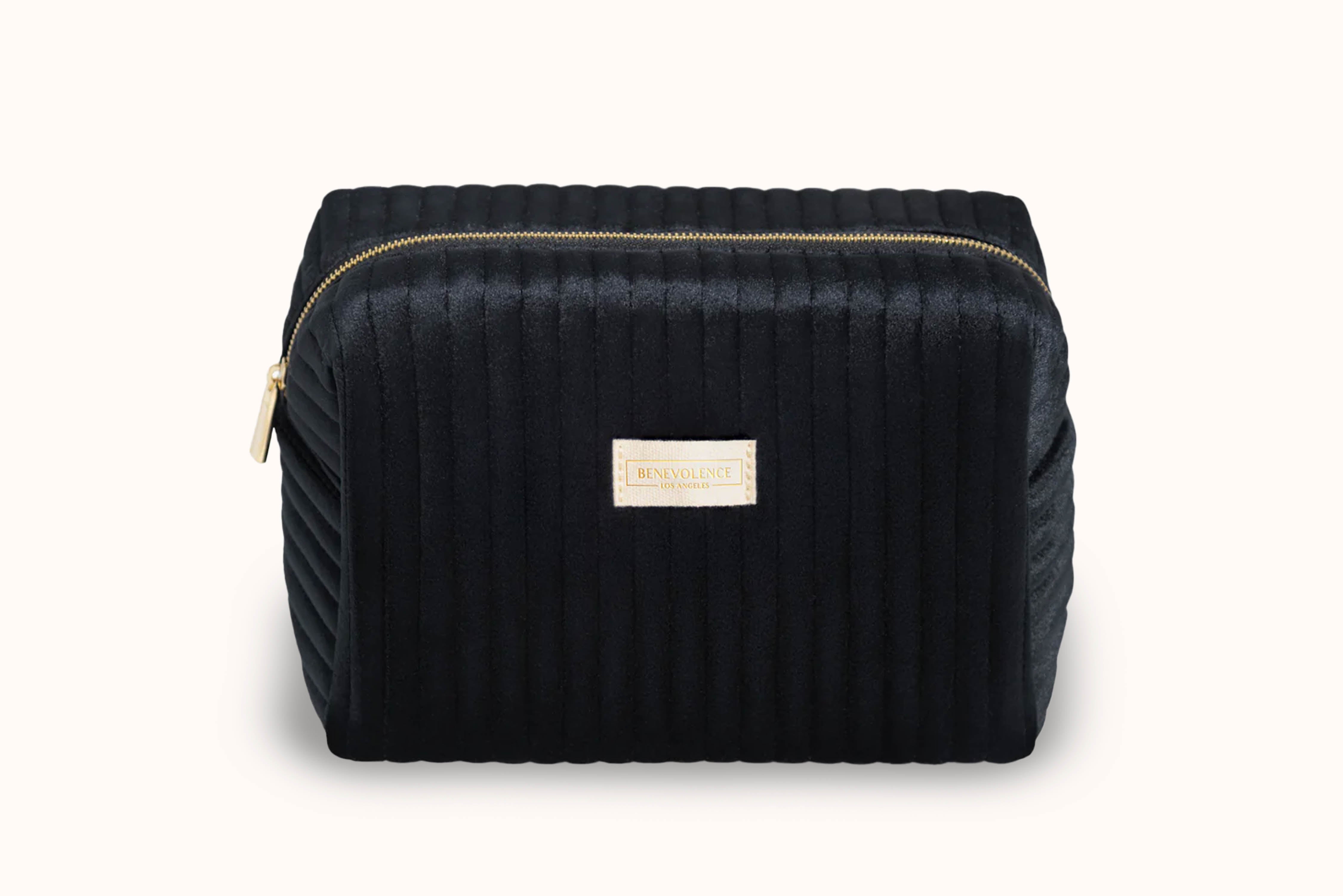 Small Velvet Toiletry Bag