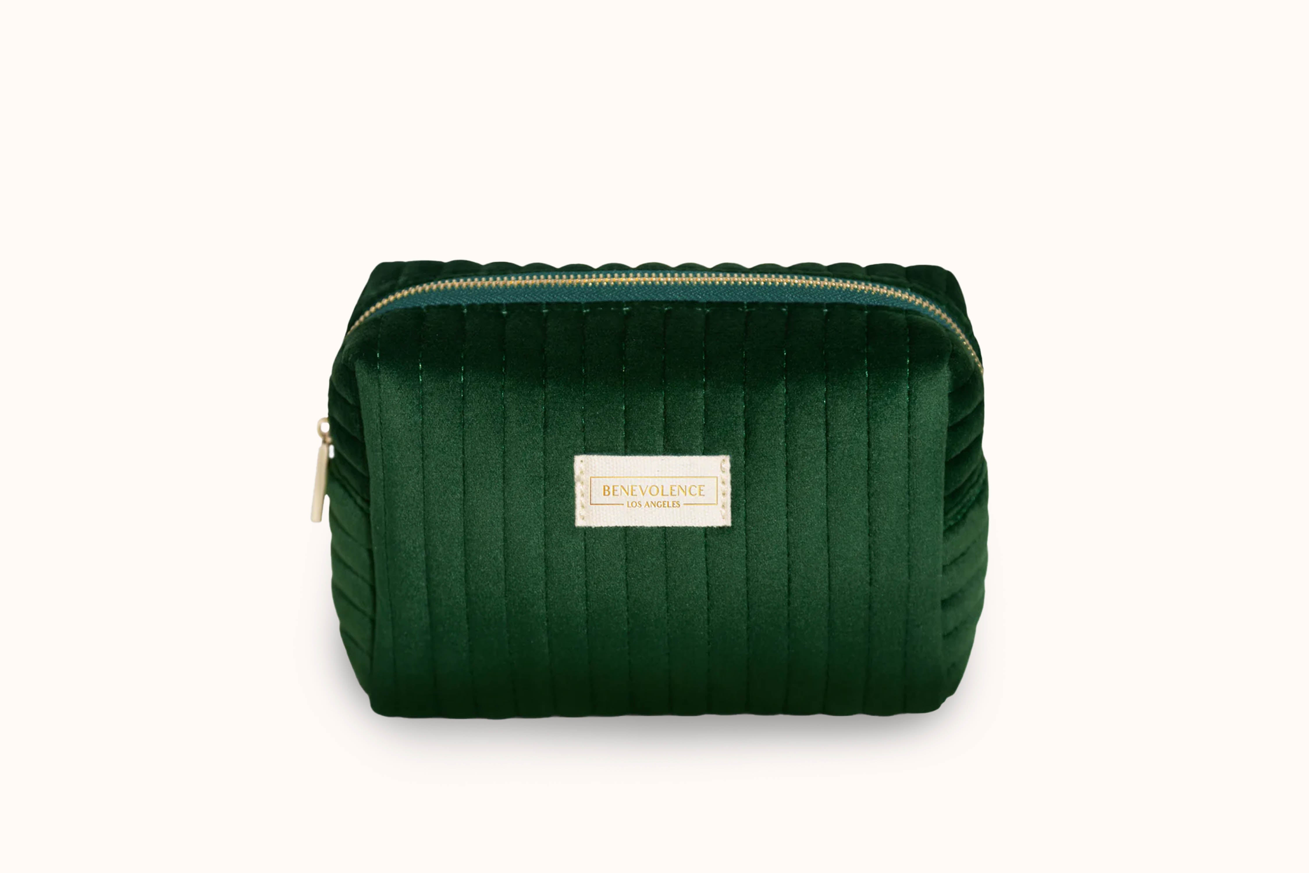 Small Velvet Toiletry Bag