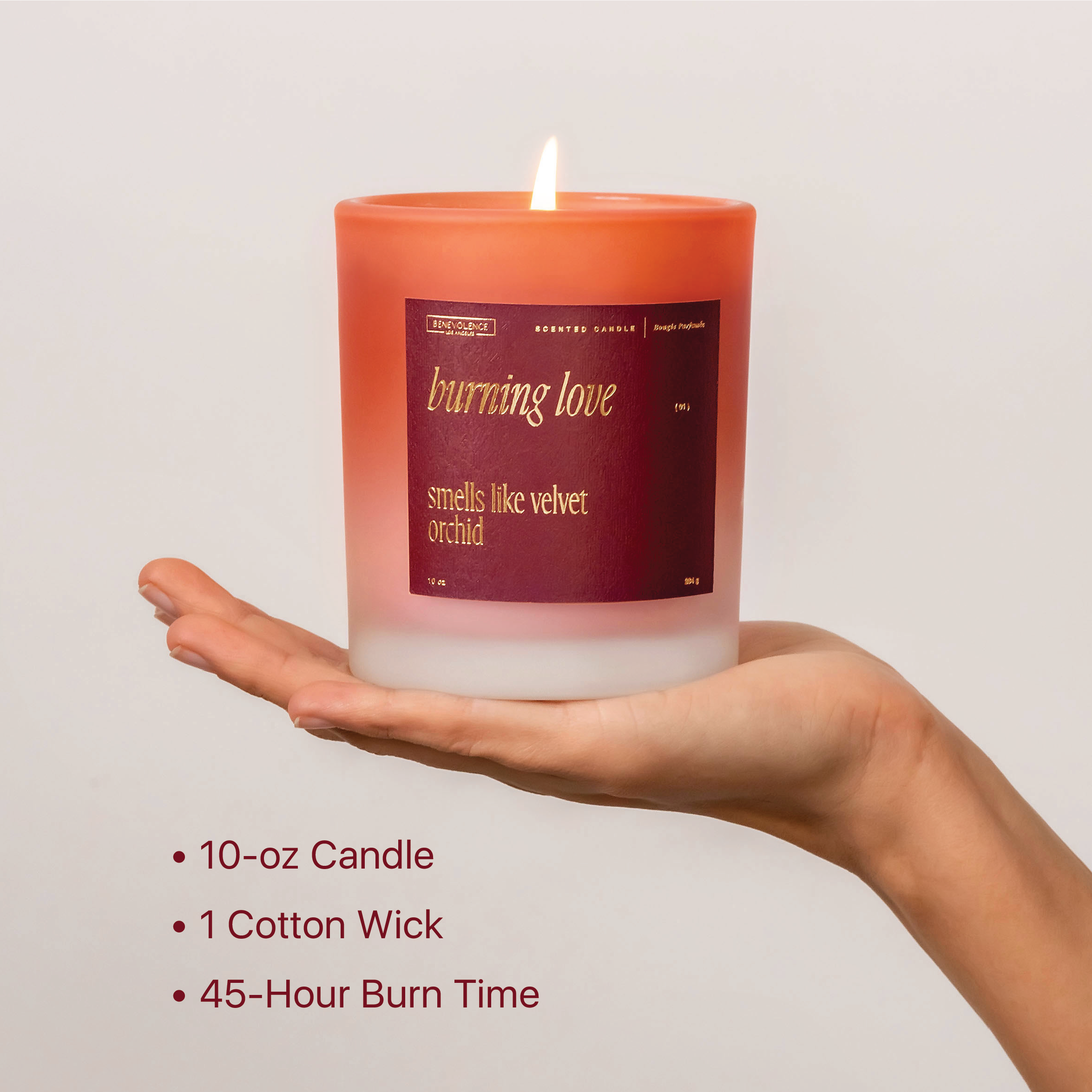 Burning Love Candle