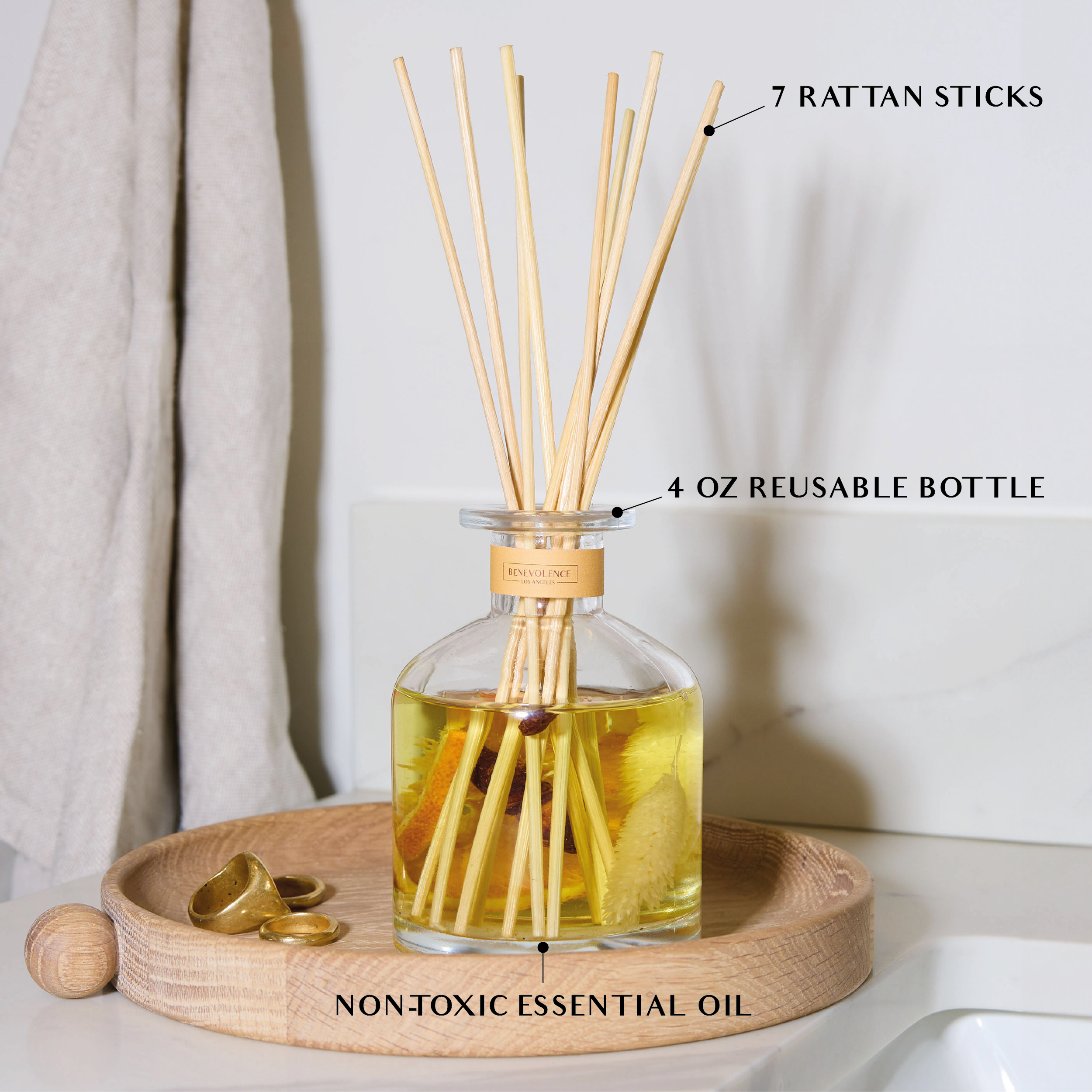 Golden Luster Sun-Kissed Reed Diffuser