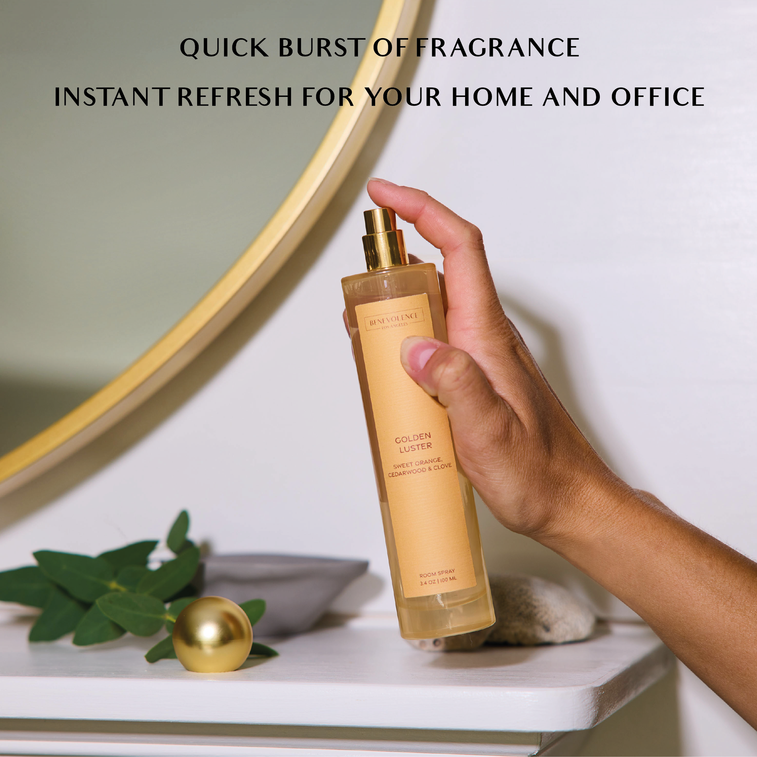 Golden Luster Sun-Kissed Room Spray