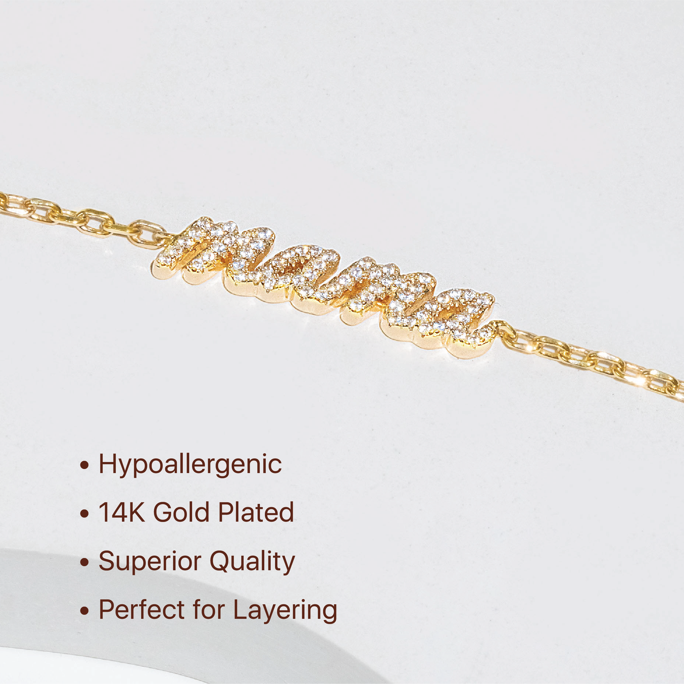 Mama Pavé Necklace