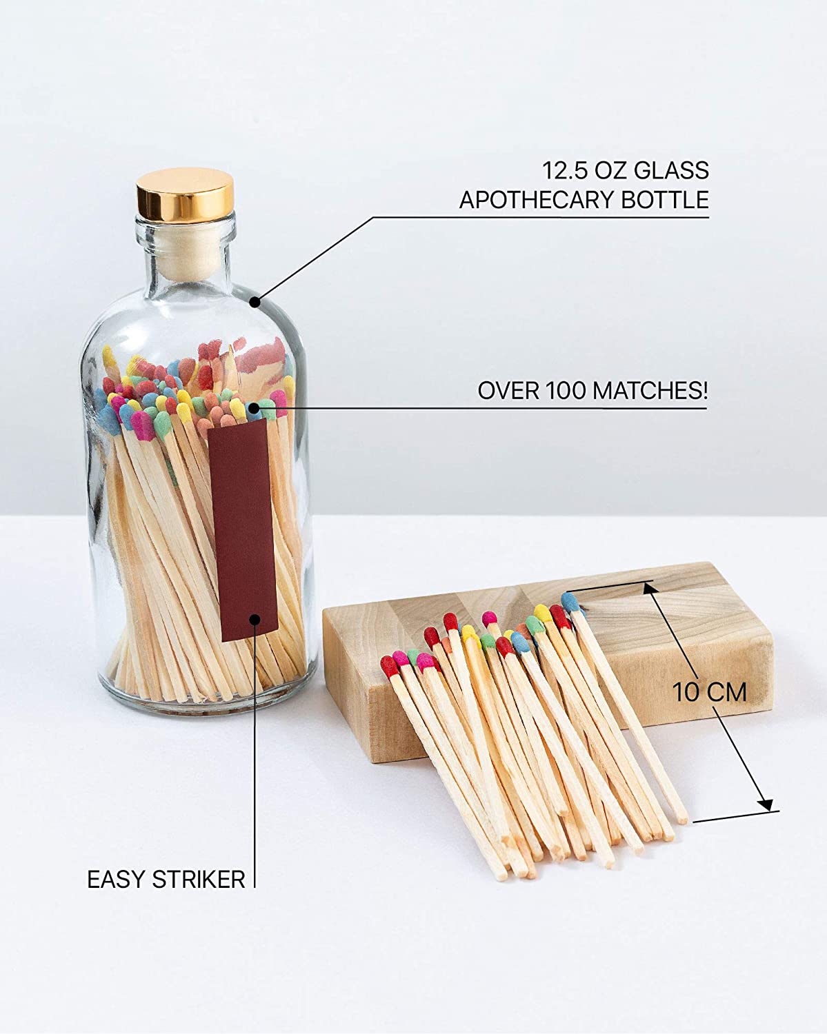 Rainbow Decorative Matches