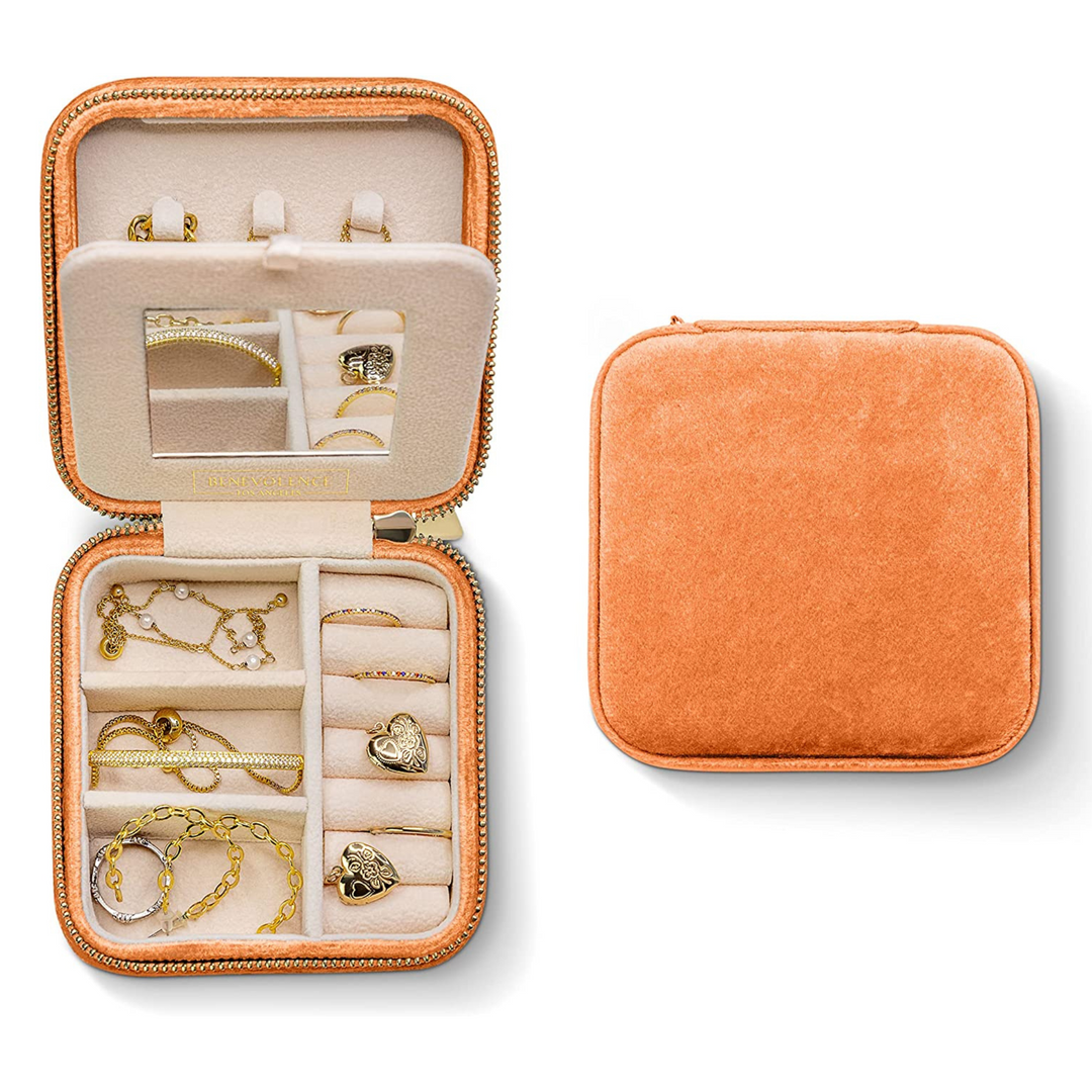 Plush Velvet Square Jewelry Box