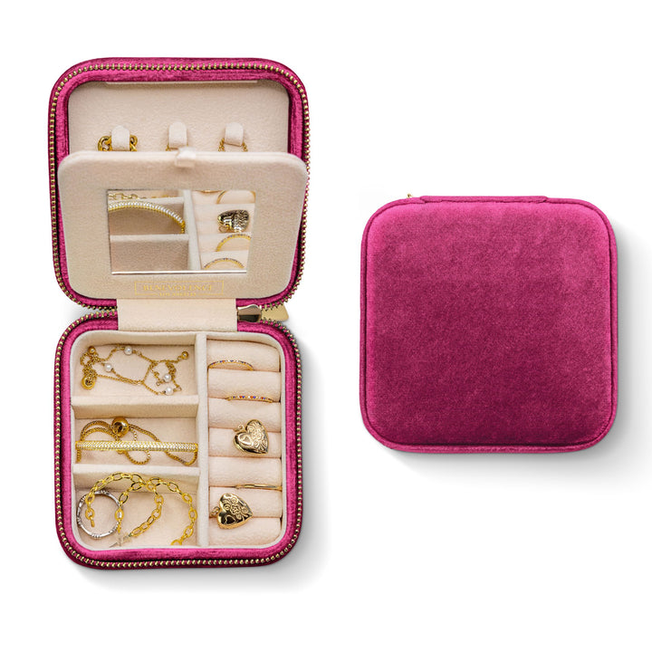 Velvet Square Jewelry Box