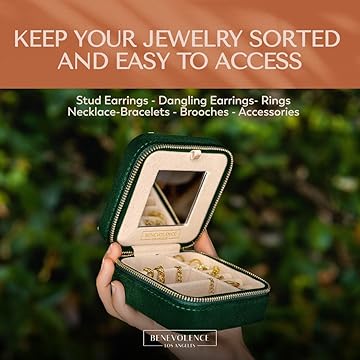 Plush Velvet Travel Jewelry Box