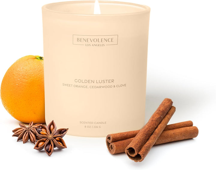 8oz Golden Luster Scented Candle