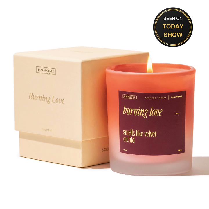 Burning Love Candle