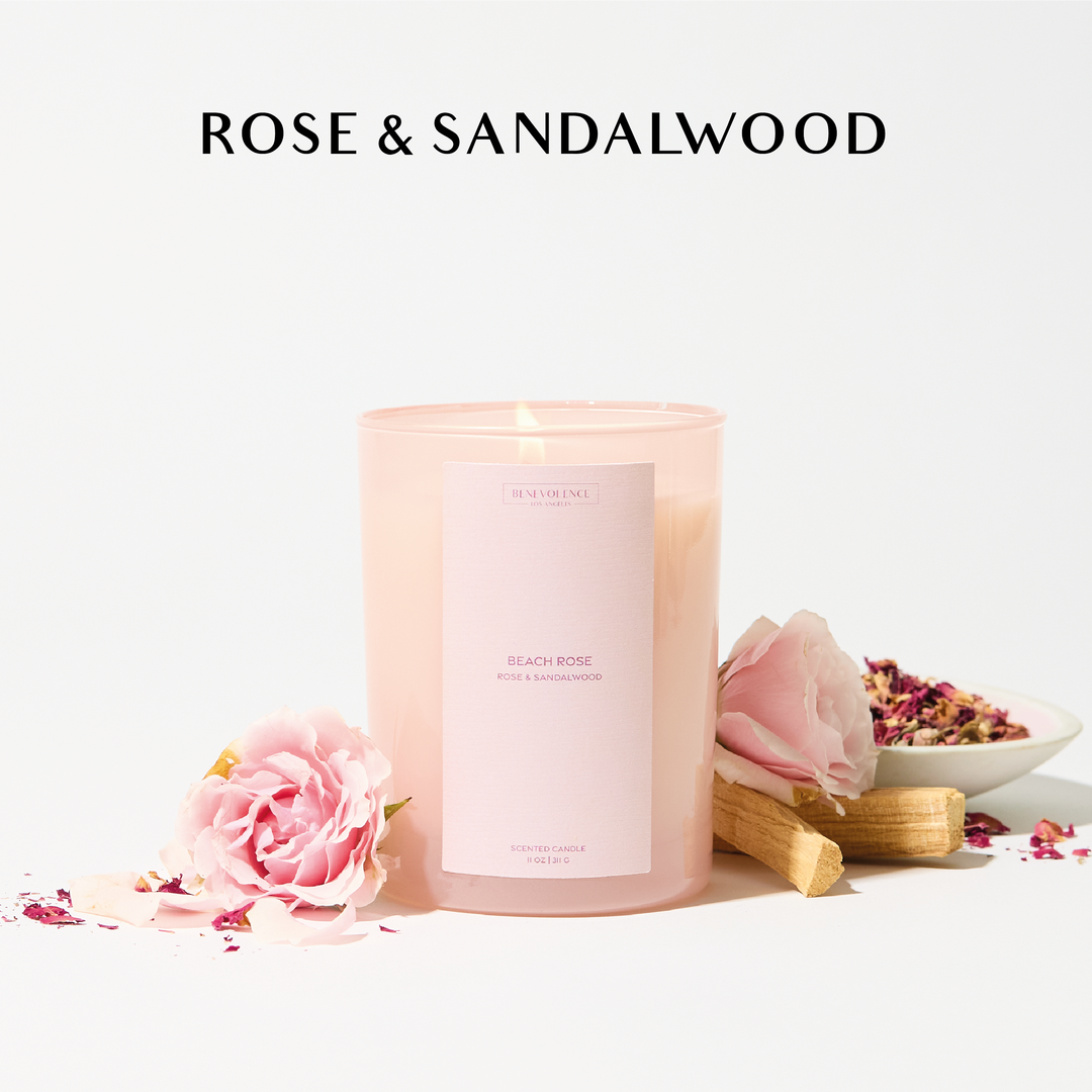 Beach Rose Candle