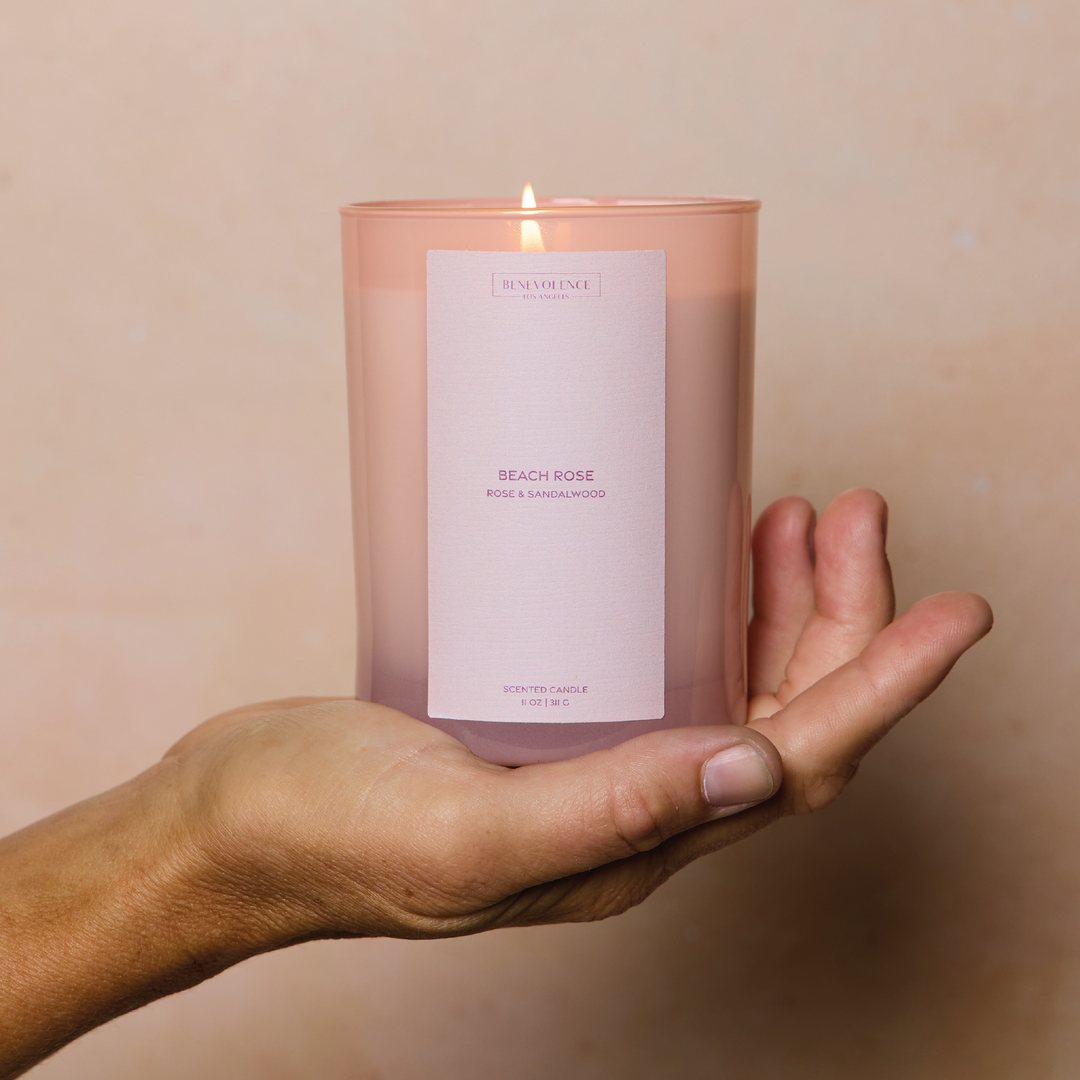 Beach Rose Candle