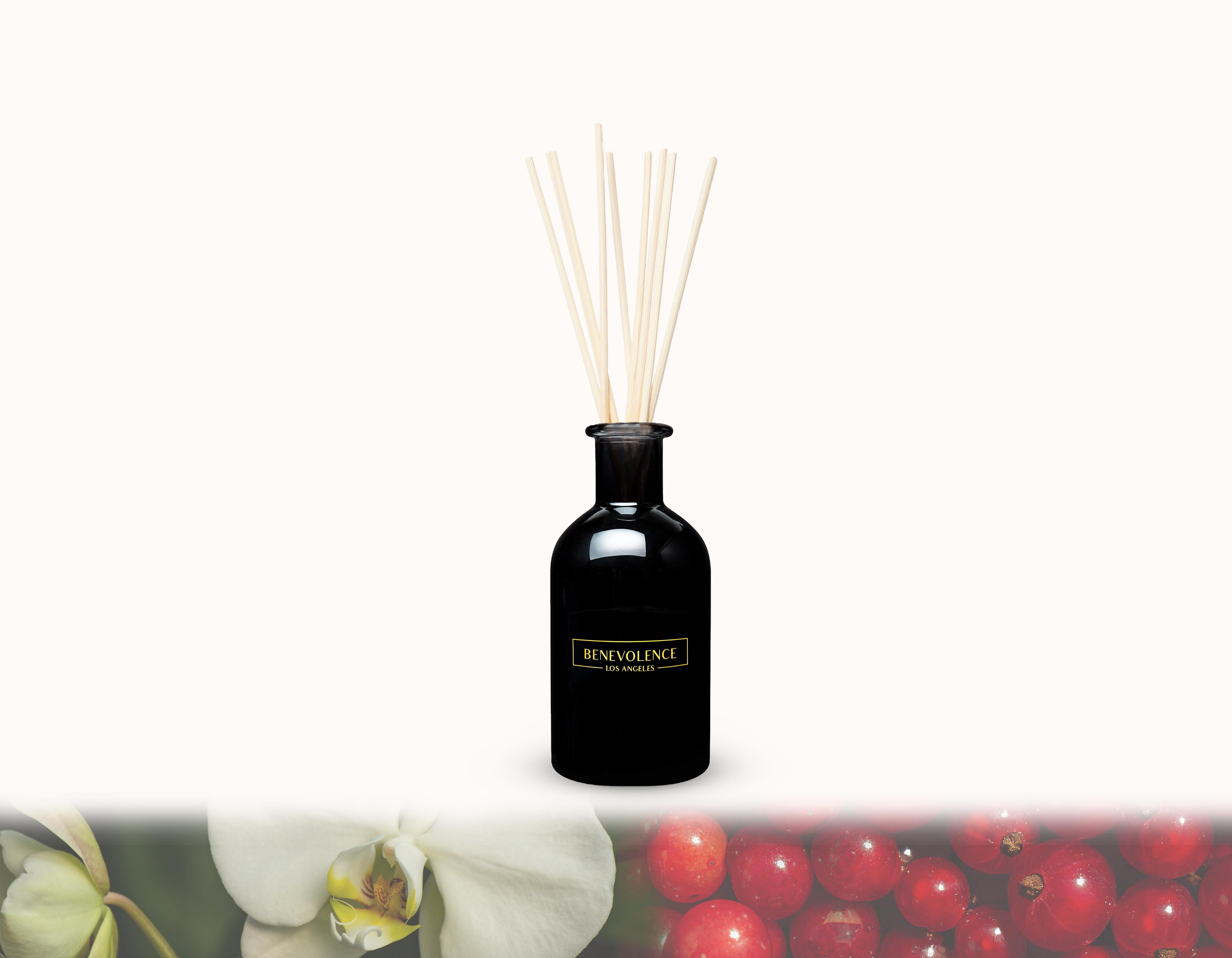 Redcurrant & Vanilla Black Reed Diffuser Set