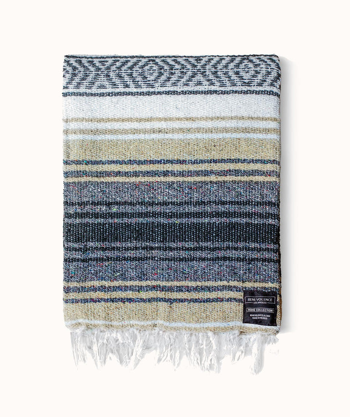 Sand Authentic Mexican Falsa Blanket