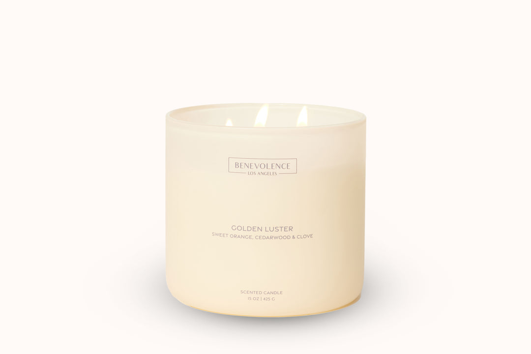 Golden Luster Scented Candle