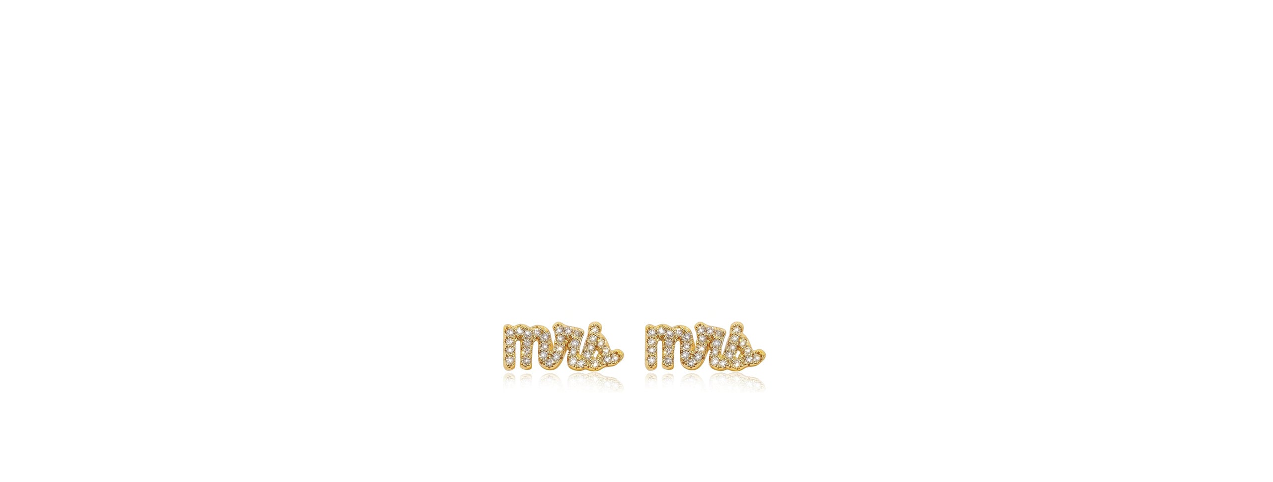 Mrs. Pavé Earrings