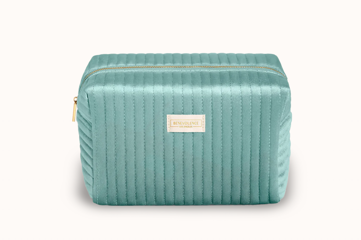 Large Velvet Toiletry Bag
