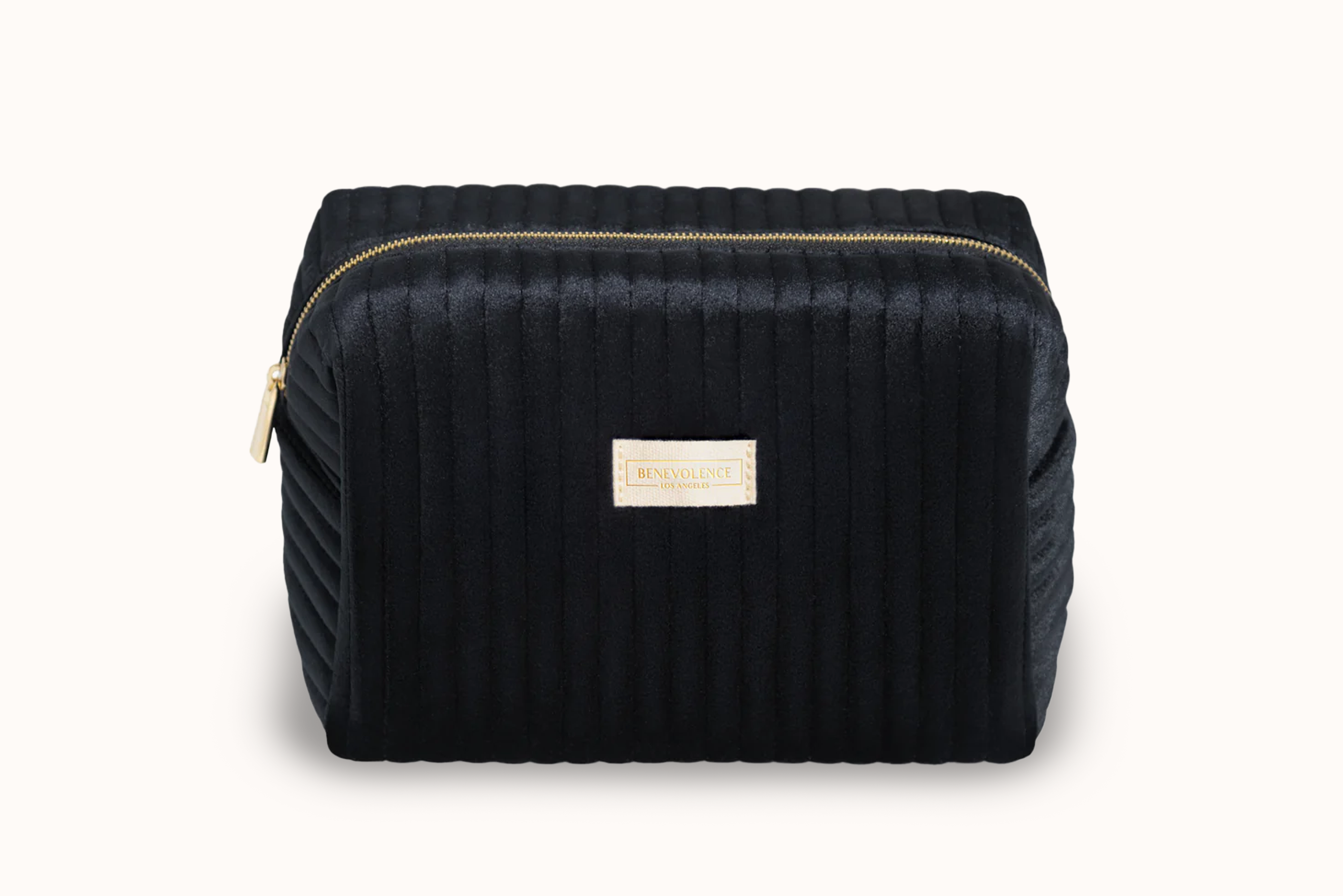 Large Velvet Toiletry Bag