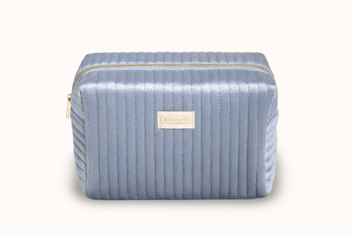 Large Velvet Toiletry Bag