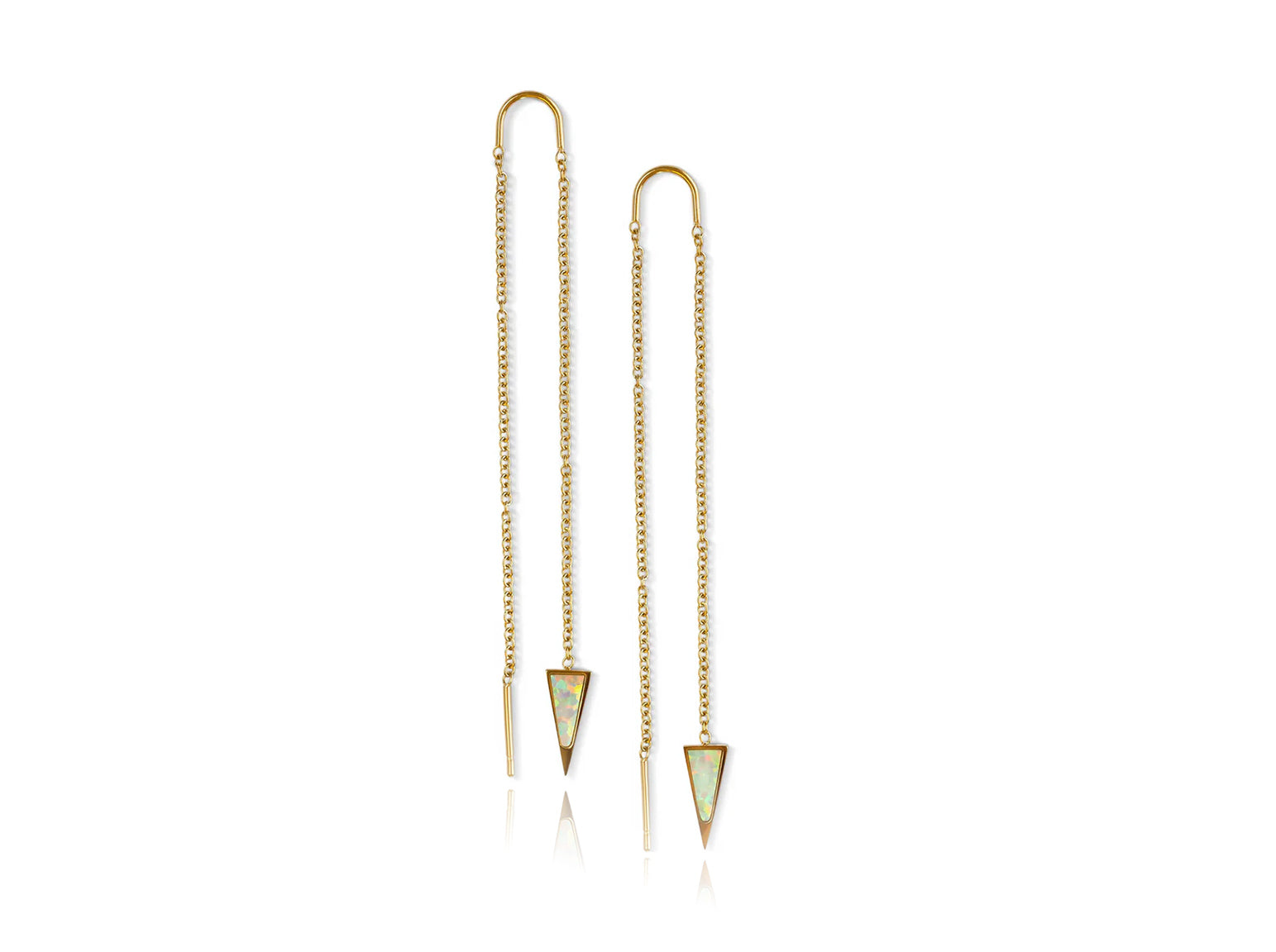 Triangle Threader Earrings