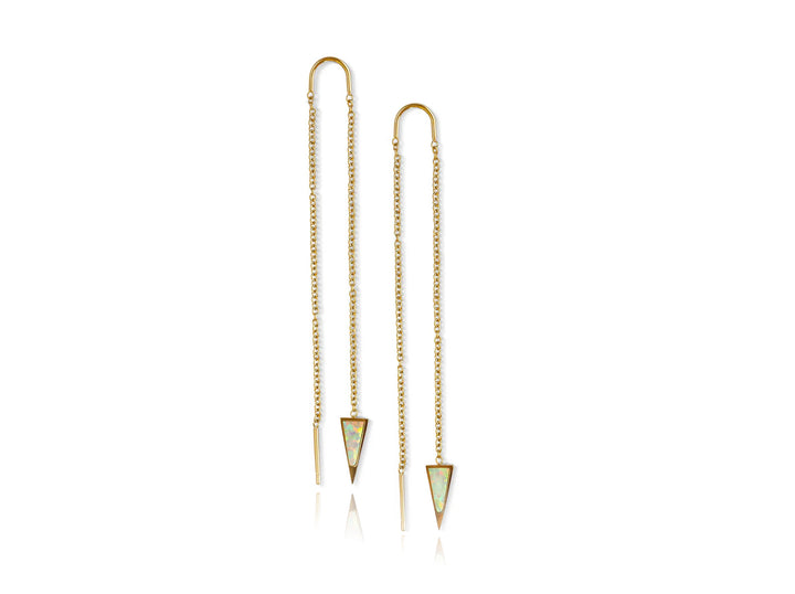 Triangle Threader Earrings