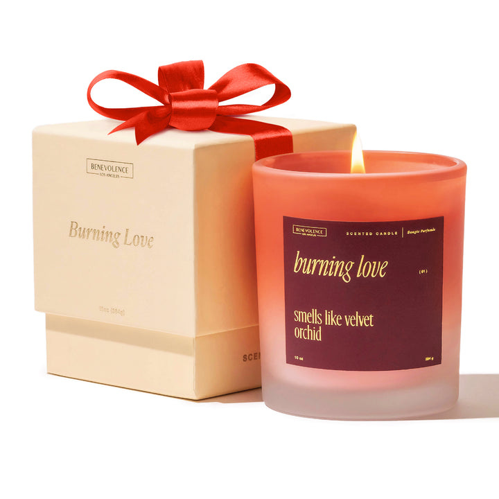 Burning Love Candle