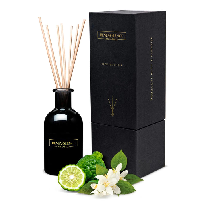 Bergamot & Jasmine Aromatherapy Reed Diffuser Set