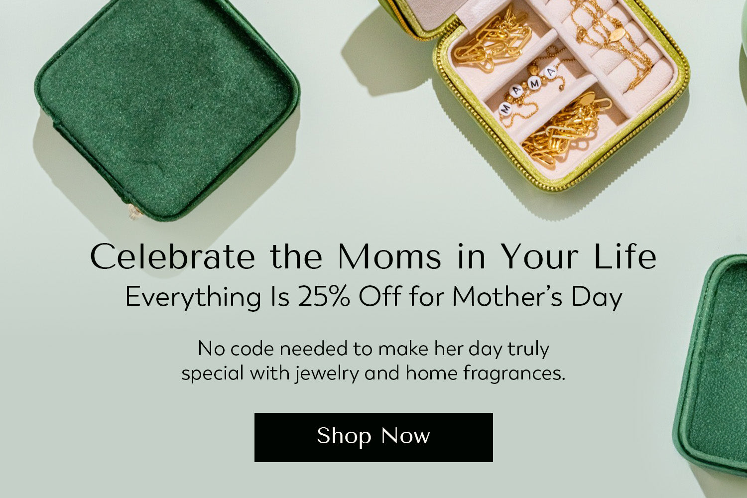 Celebrate Mom – Mother’s Day 2025 gift sale banner with floral background