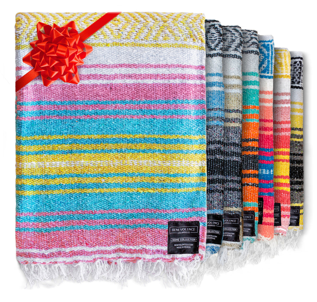 Authentic Mexican Falsa Blanket, 50x70 inches