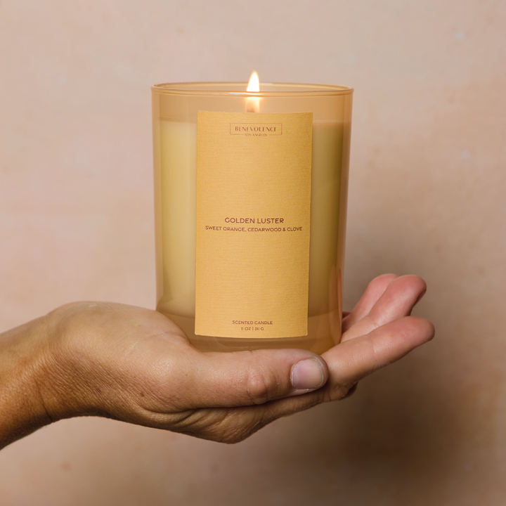 Golden Luster Candle