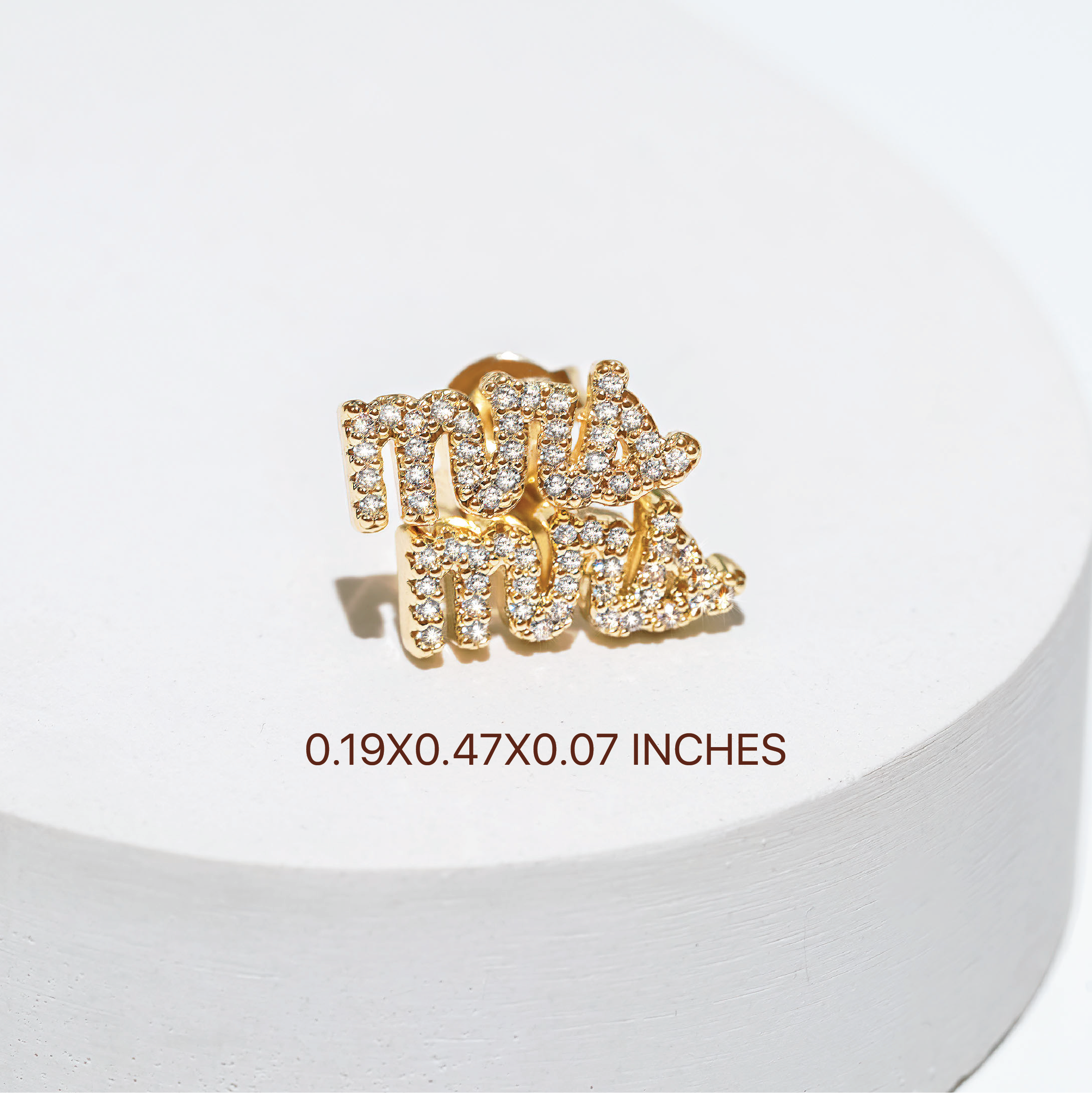 Mrs. Pavé Earrings