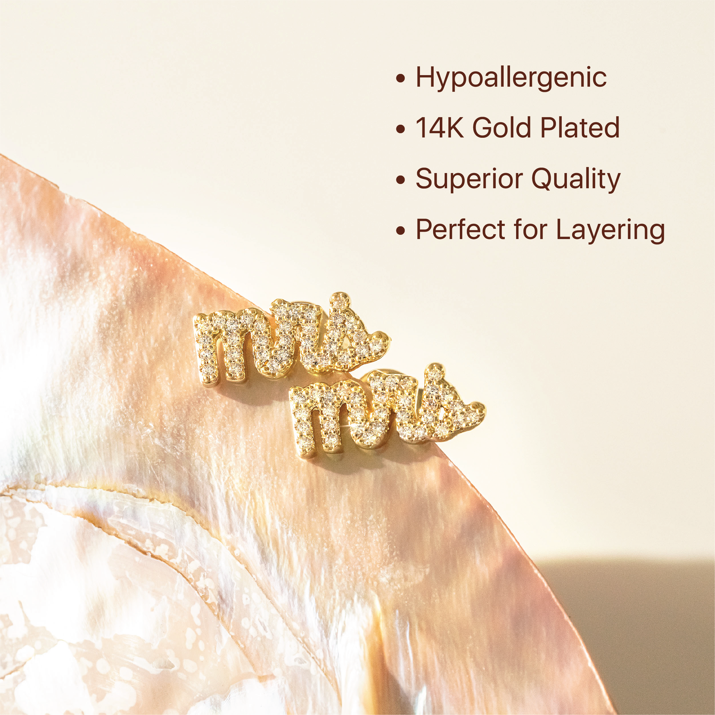 Mrs. Pavé Earrings
