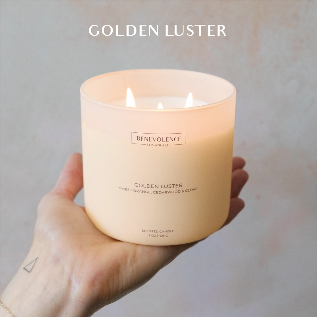 Golden Luster Scented Candle