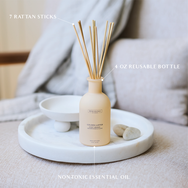 Malibu Sands - Golden Luster Reed Diffuser