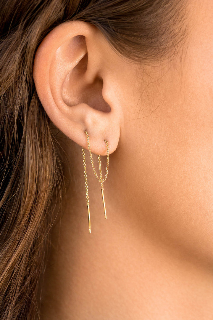 Chain Threader Earrings