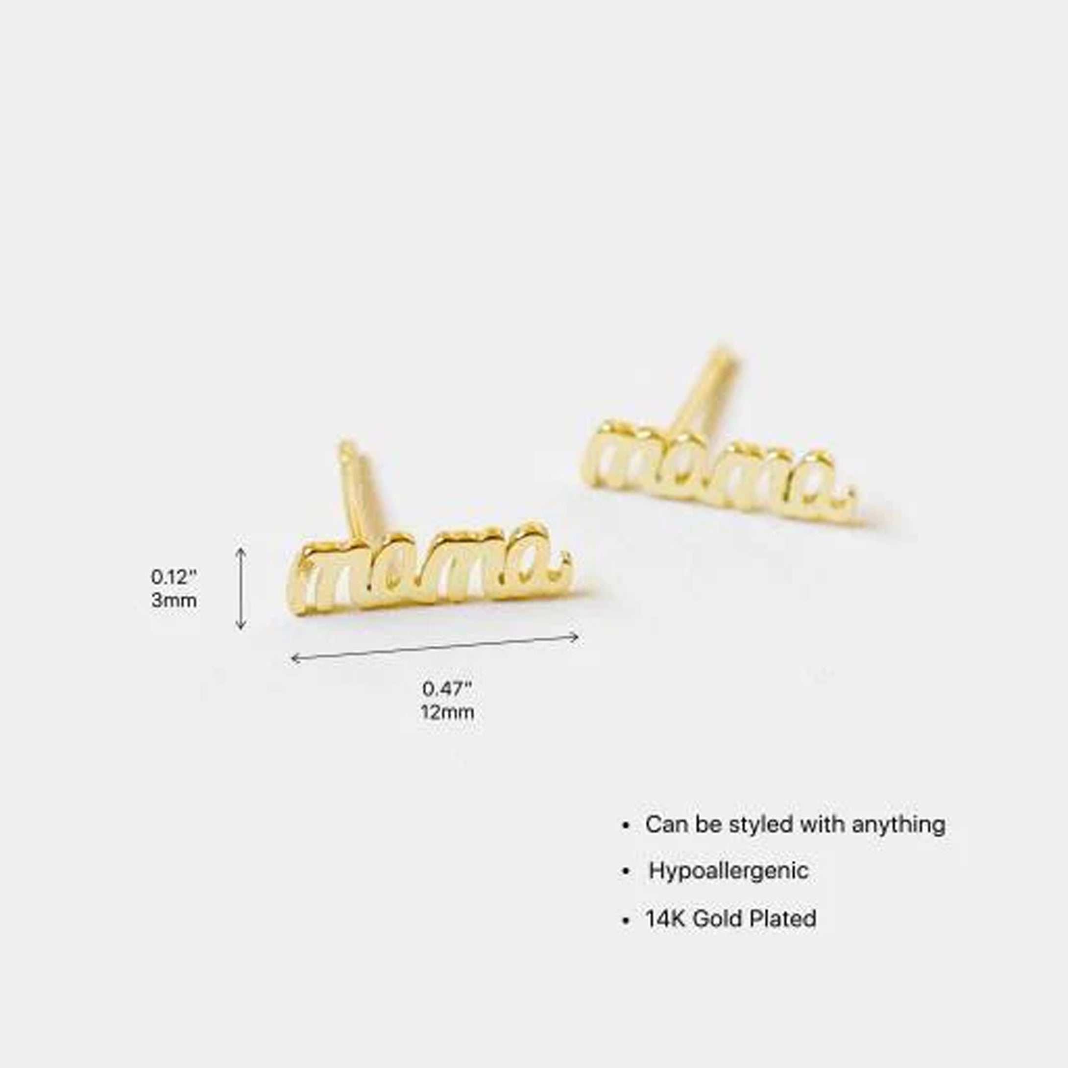 Mama Stud Earrings