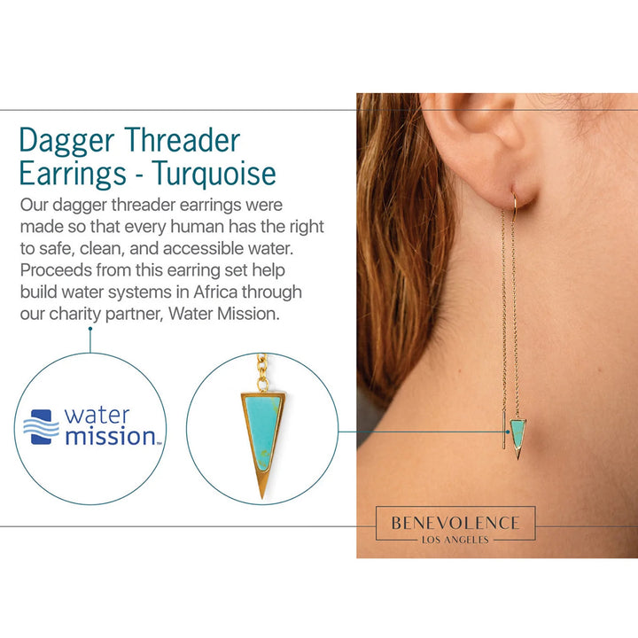 Triangle Threader Earrings