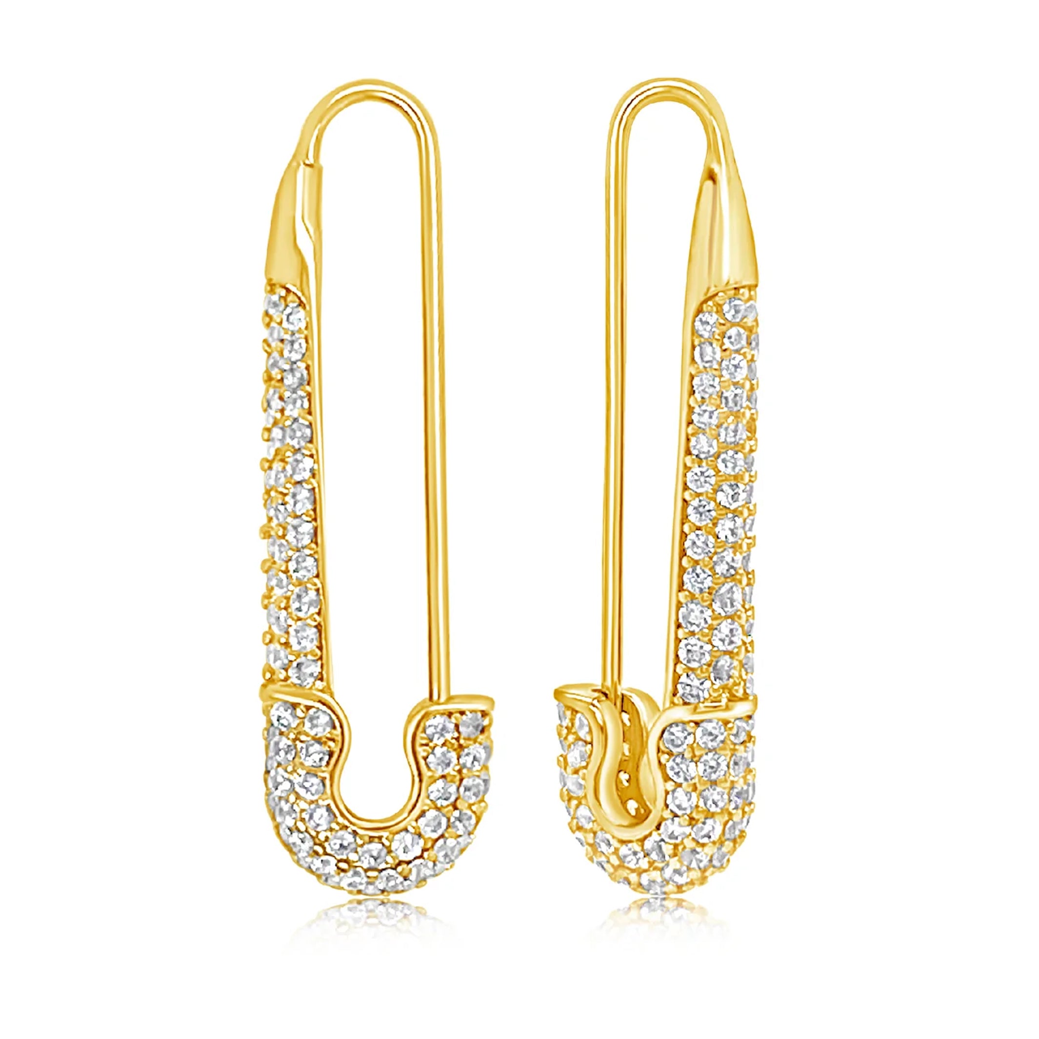 BenevolenceLA Safety Pin Earrings Benevolence LA