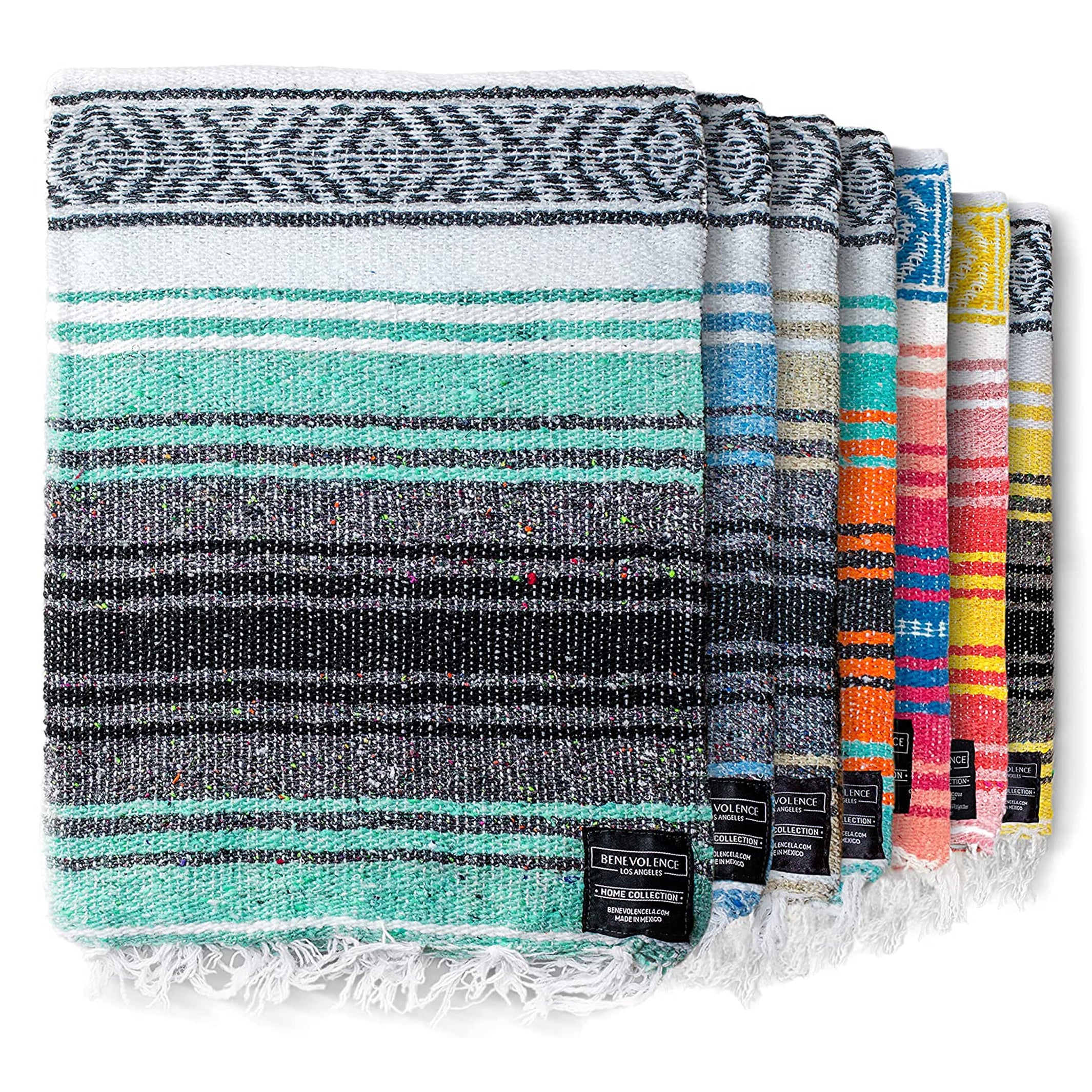 Mint Authentic Mexican Falsa Blanket