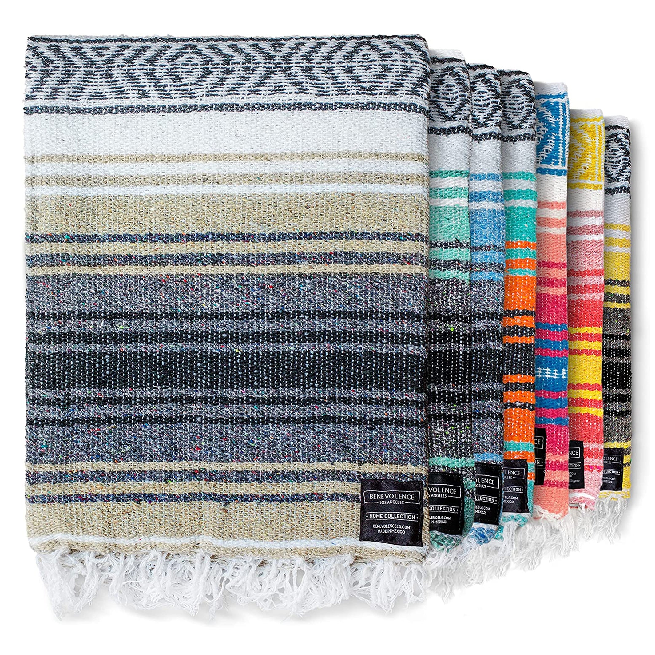 Sand Authentic Mexican Falsa Blanket
