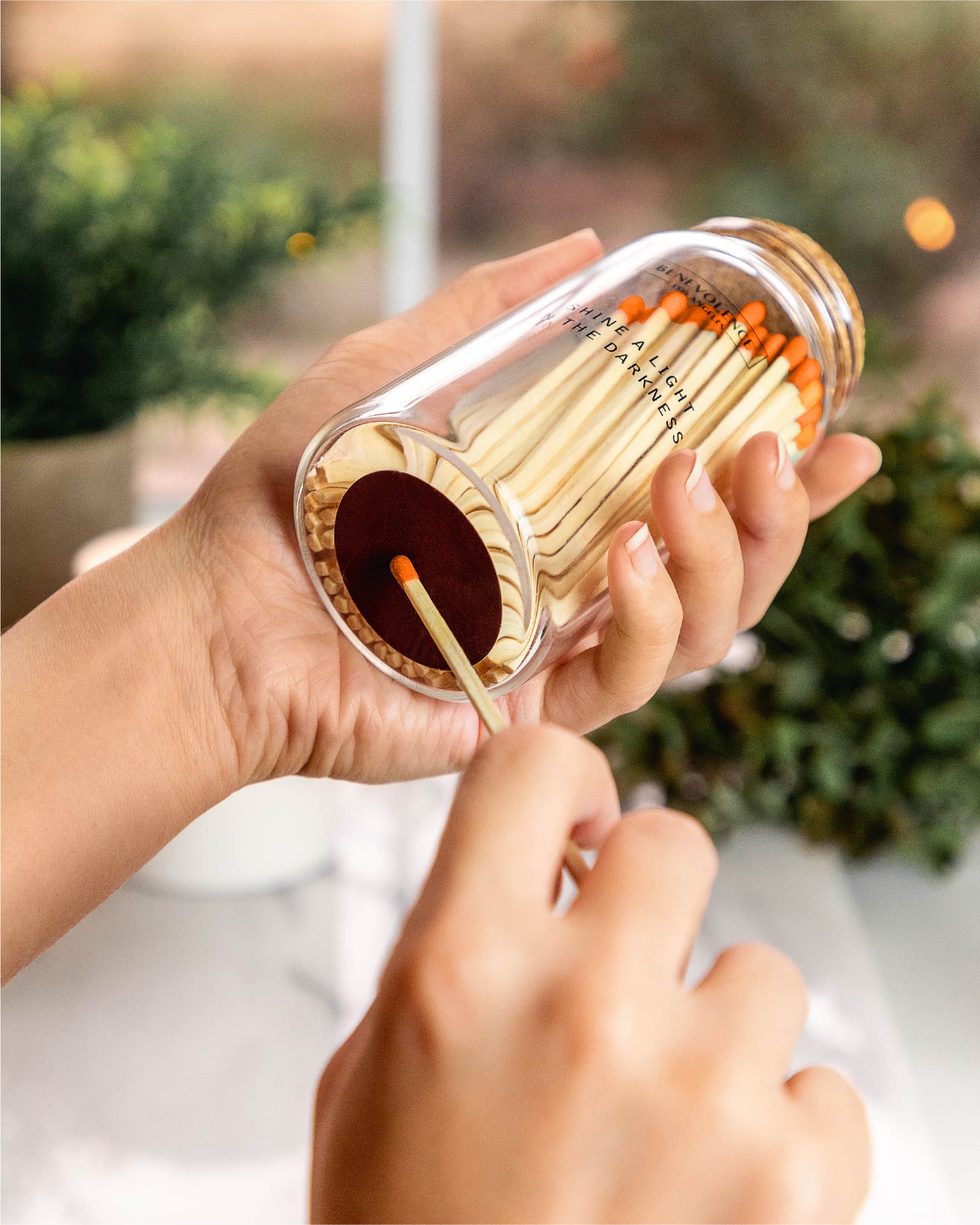 Safety Matches in Apothecary Jar