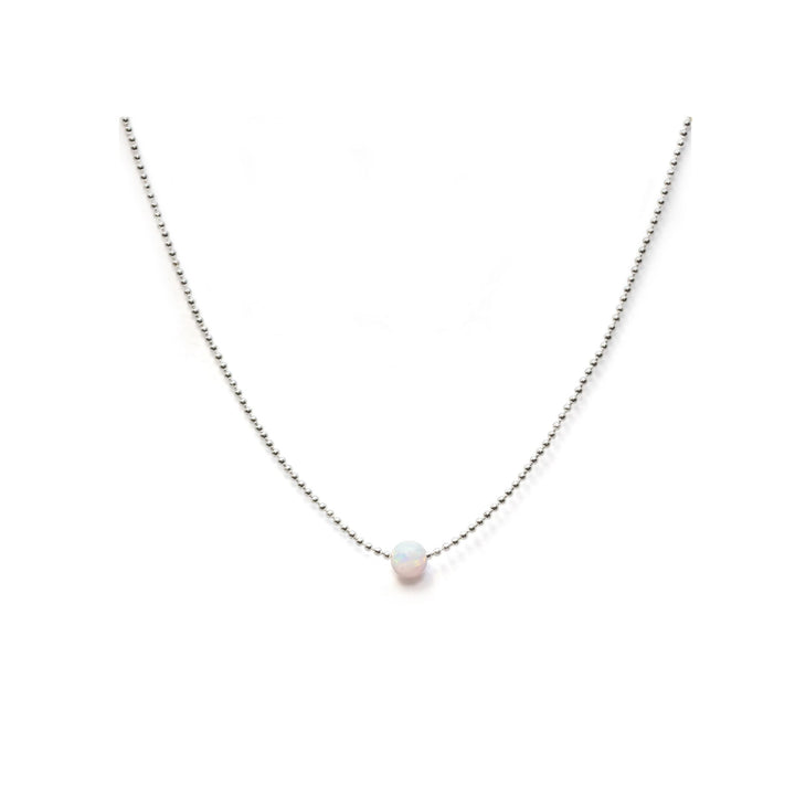Opal Necklace Chain Choker