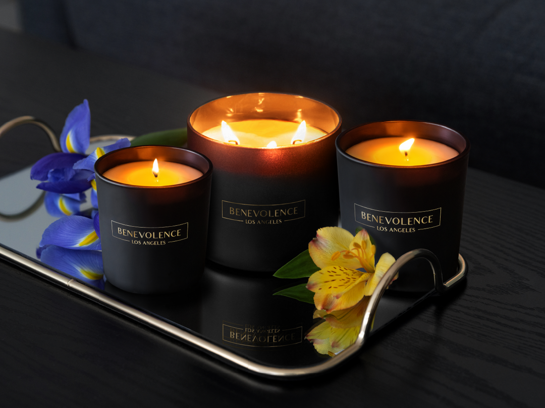 BenevolenceLA Matte Black Scented Candles Benevolence LA